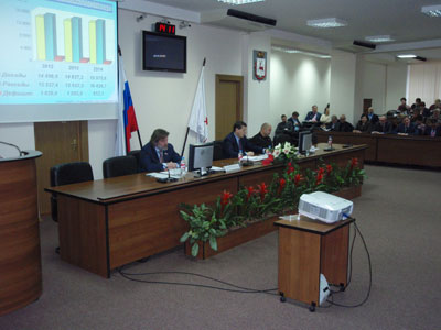 Проект бюджета города на 2012 год рекомендован к рассмотрению и утверждению на заседании городской Думы 14 декабря 2011 года