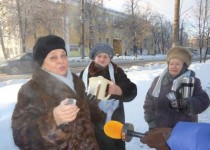 В ТОС микрорайона «Орджоникидзе» спасают от мороза
