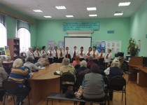 Концерт ансамбля «Ретро» в ТОС посёлка Комсомольский