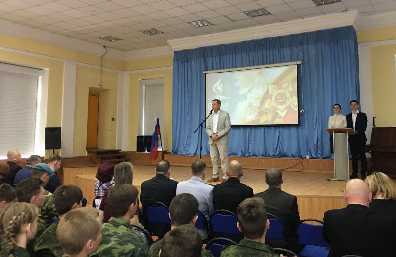 Сергей Горин принял участие в мероприятиях, посвященных Дню Победы в Московском районе