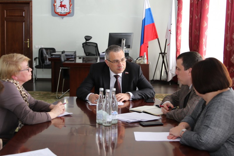 Председатель городской Думы Дмитрий Барыкин провел прием граждан