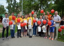 В сквере ЖК «Москва Град» состоялся праздник микрорайона «Березовский» «Фестиваль дворовых игр»