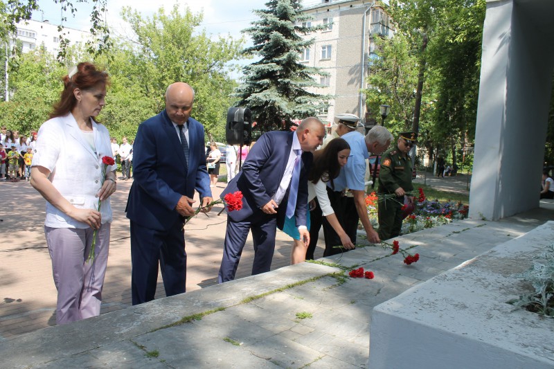 Андрей Дранишников принял участие в митинге, посвященном Дню памяти и скорби
