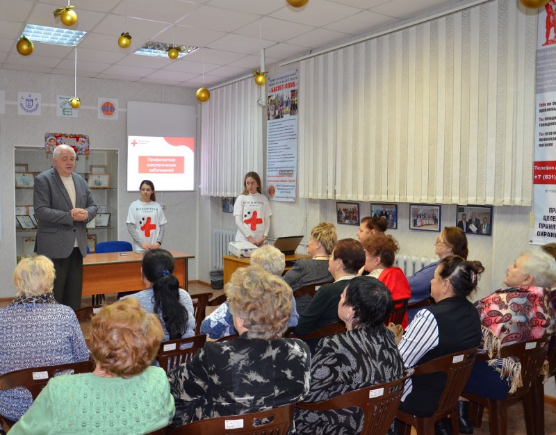В ТОС микрорайона «Березовский» проведена встреча со студентами-медиками