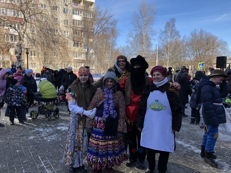 Праздник Широкой Масленицы в ТОС поселка Комсомольский