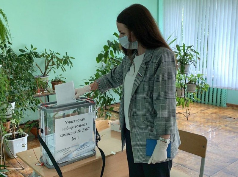 Татьяна Скоробогатова приняла участие в голосовании по поправкам в Конституцию