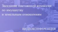 Прямая трансляция заседания постоянной комиссии по имуществу и земельным отношениям 28.07.2020