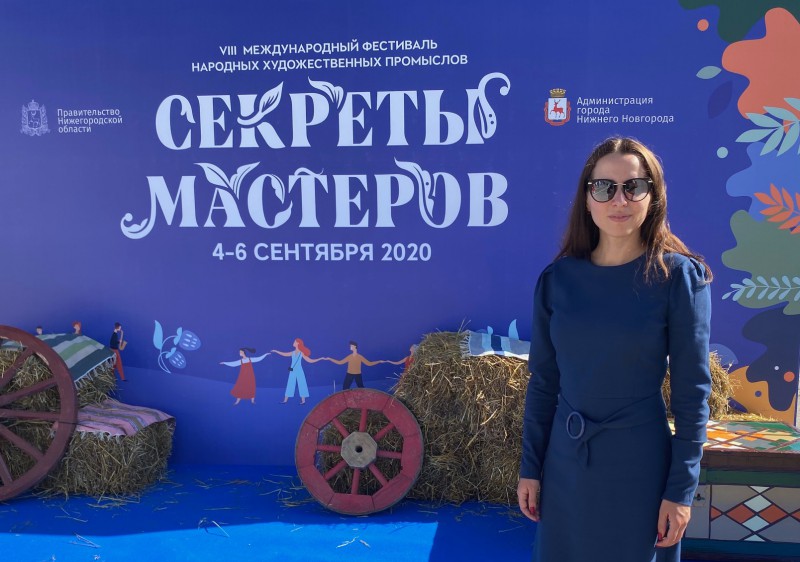 Татьяна Скоробогатова посетила восьмой фестиваль художественных промыслов «Секреты мастеров»