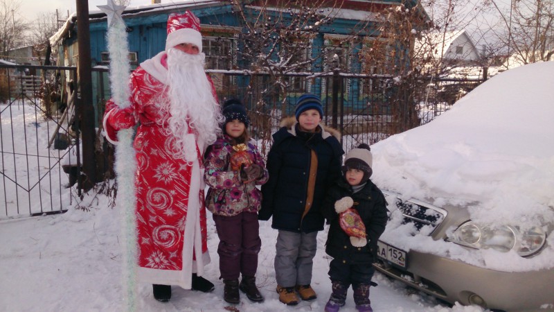 Новогоднее поздравление жителей поселка Новое Доскино