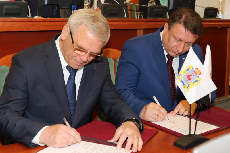 Городская Дума и Законодательное Собрание Нижегородской области подписали Соглашение о сотрудничестве