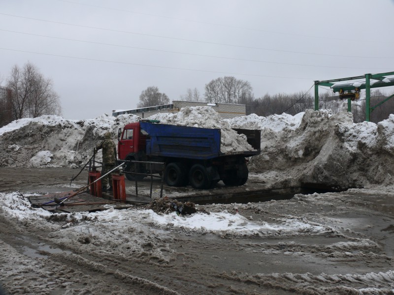 Строительство станции снеготаяния в Нижегородском районе планируется завершить до конца года