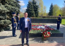 Герман Карачевский принял участие в торжественном митинге, посвященном Дню Победы