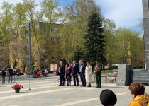 Инна Ванькина приняла участие в памятном мероприятии ко Дню Победы в Канавинском районе