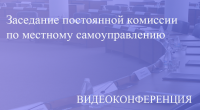 Прямая трансляция заседания постоянной комиссии по местному самоуправлению 23.09.2022