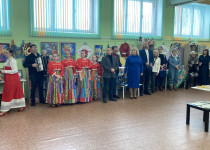 Карим Ибрагимов принял участие в открытии выставки детского творчества