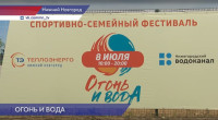 Спортивно-семейный фестиваль «Огонь и Вода» прошел в Нижнем Новгороде