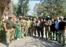 Группа «Нижегородского ополчения-2022» во главе с Олегом Лавричевым доставила очередную партию гуманитарного груза на Донбасс