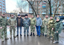 Участники народного движения «Нижегородское ополчение-2022» во главе  с Олегом Лавричевым доставили партию гуманитарной помощи в зону СВО