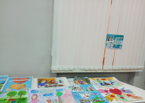 Выставка детского рисунка «Я — волонтер» в ТОС квартала Энгельса и бульвара Юбилейный