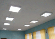 Новые светильники для школы