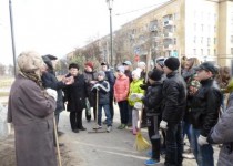 Акция «Чистый сквер» состоялась в ТОС № 1 Автозаводского района