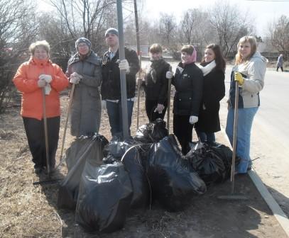 ТОС Приокского района приняли участие в субботнике