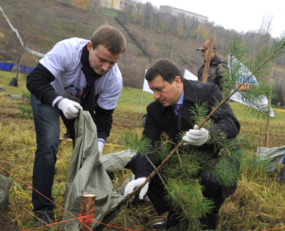 Олег Сорокин выйдет на субботник в парк Победы