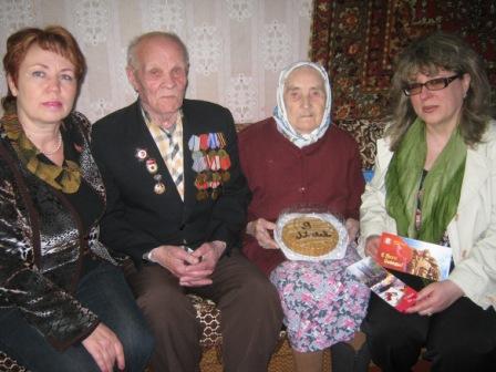 Чествование ветеранов на дому