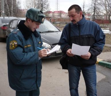 Сходы с населением и представителями пожнадзора проходят в Приокском районе