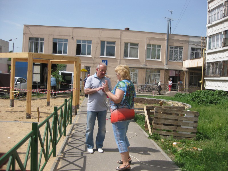Алексей Гойхман помогает строительству городка Натальи Водяновой