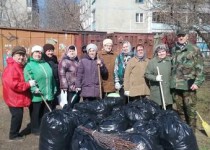 Первый субботник в ТОС поселка Светлоярский и 7-го микрорайона