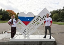 Представители Молодежной палаты привели в порядок арт-объект на площади Горького