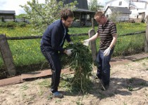 Помощь ветерану силами молодых