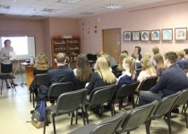 Встреча с представителями Молодёжной палаты в ТОС микрорайона «Верхние Печеры»