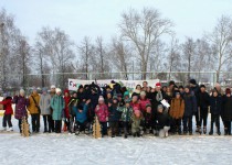 Новогодний праздник для ребят ТОС №14 поселка Новое Доскино