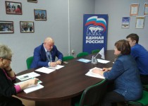 Андрей Дранишников провел прием жителей по личным вопросам