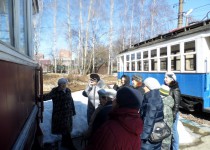 ТОС «1 микрорайон» проводит экскурсию для жителей в трамвайно-троллейбусное депо