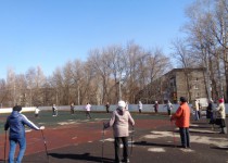 ТОС Б.Корнилова пропагандирует здоровый образ жизни, приобщая жителей к скандинавской ходьбе