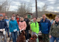 Анна Круглова организовала и приняла участие в субботнике на Окском откосе