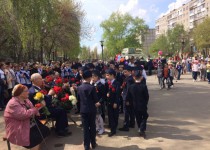 «Памяти павшим, во славу живым» — митинг в ТОС поселка Комсомольский и поселка Светлоярский и 7-го микрорайона