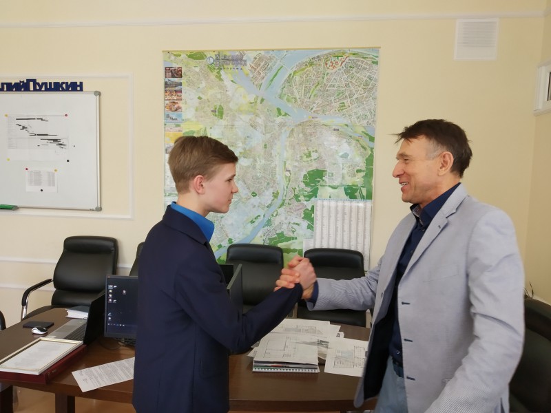 Василий Пушкин поздравил с победой чемпиона первенства России по тайскому боксу Романа Власкина