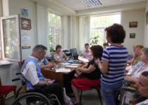 Ольга Балакина встретилась с ТОС «Верхние Печеры» и главой района по вопросам благоустройства микрорайона