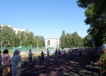 Очередное занятие клуба «Здоровый образ жизни» в ТОС Б. Корнилова