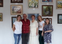 Картины художников творческого объединения «Фантазия» двух сормовских ТОСов представлены на выставке в Дивеево