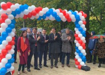 Анна Круглова приняла участие в открытии второй очереди благоустройства Щелоковского хутора