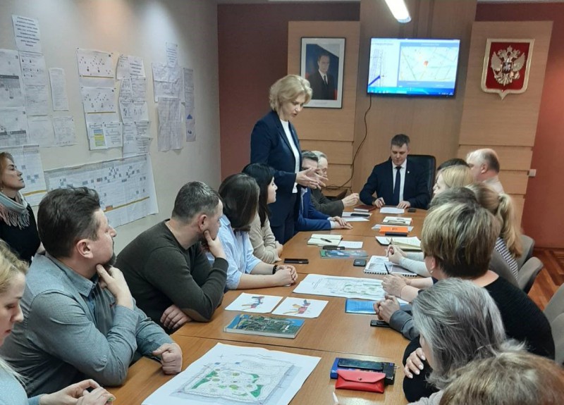 Елена Аржанова приняла участие в общественных обсуждениях по благоустройству Ковалихинского сквера