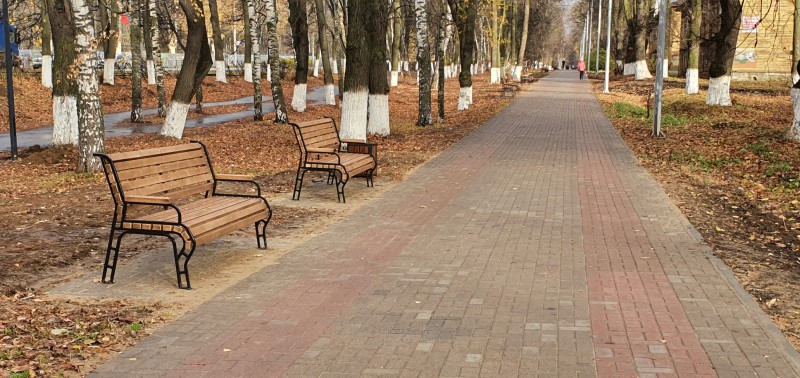 Бульвар на проспекте Гагарина