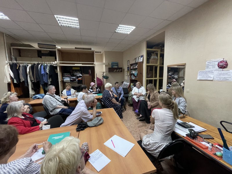 Роман Пономаренко принял участие в собрании отделения Всероссийского общества инвалидов Автозаводского района