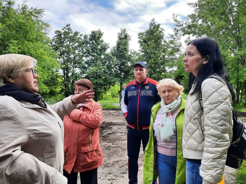 Татьяна Гриневич провела рабочую встречу с жителями округа по поводу проекта благоустройства