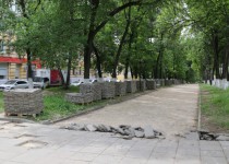 Благоустройство бульвара на проспекте Гагарина будет завершено в августе